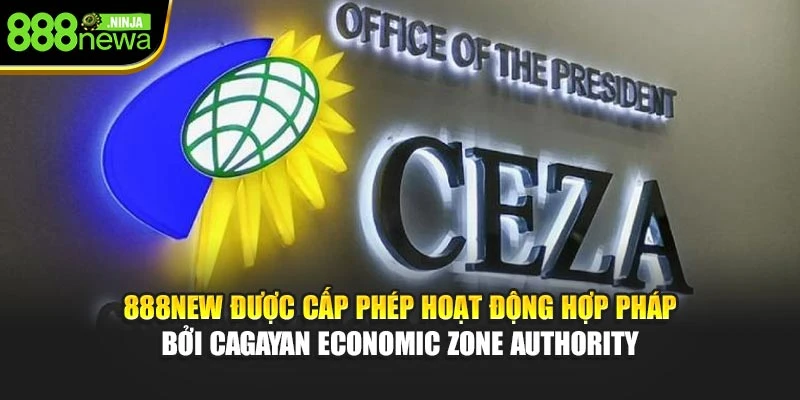 888NEW được cấp phép hoạt động hợp pháp bởi Cagayan Economic Zone Authority