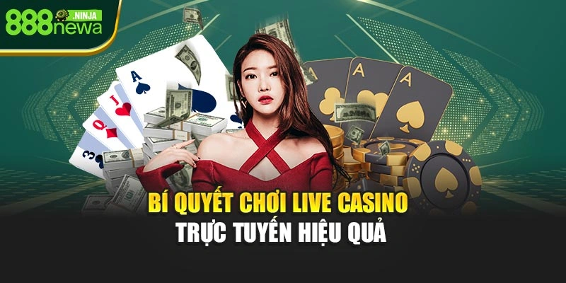 Bí quyết chơi Live Casino trực tuyến hiệu quả
